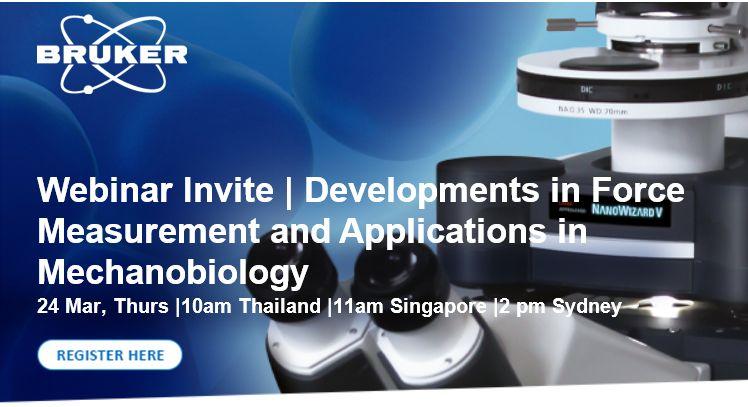 Webinar : Developments in Force Measurement, Mechanobiology