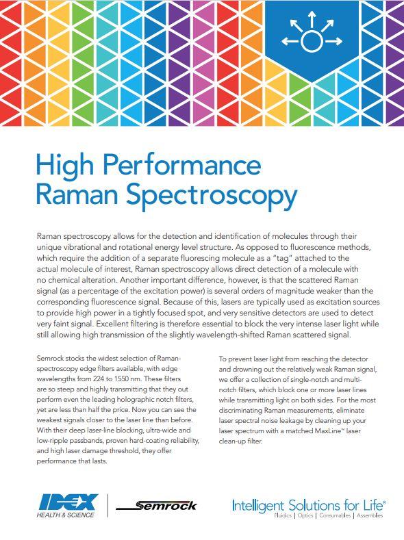 New Semrock Raman Optical Filter Catalogue