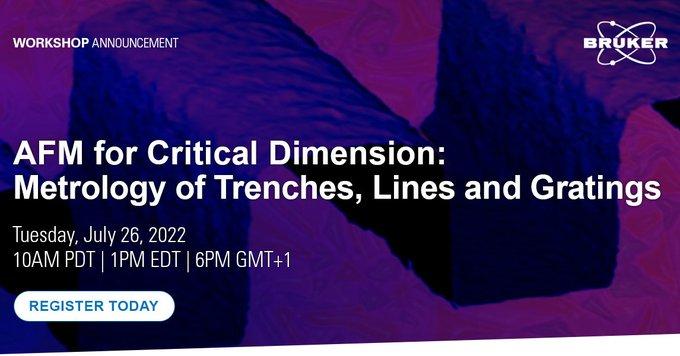 Virtual Wokshop : AFM for Critical Dimension - Metrology of Trenches, Lines and Gratings