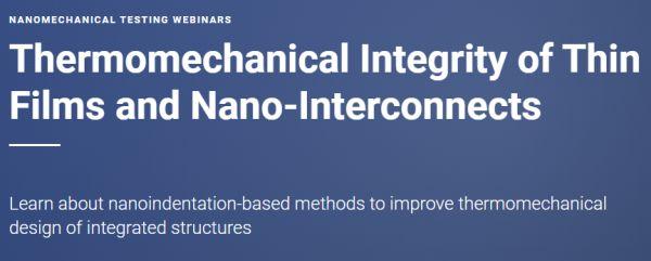 Nanomechanical Testing Webinar